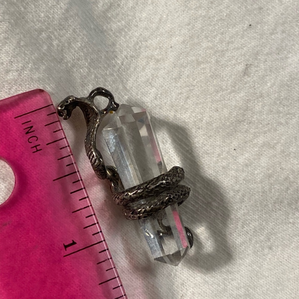 Snake 🐍 pendant on crystal - Picture 5 of 7